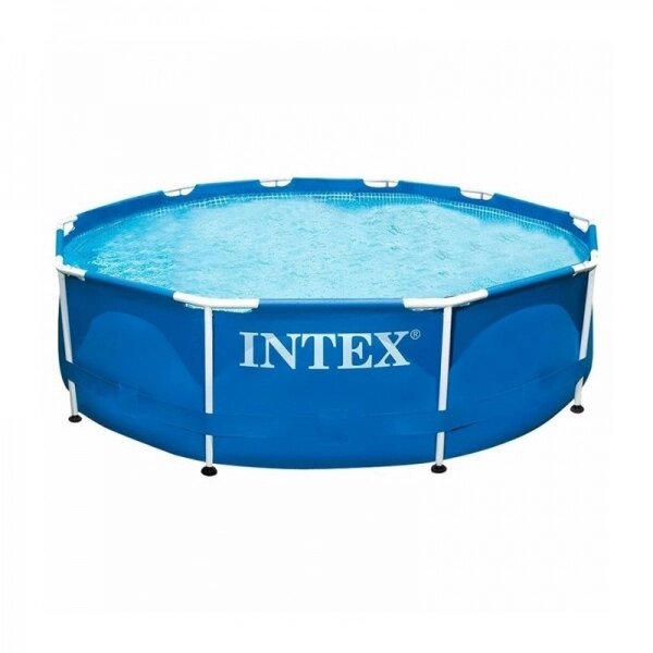 Круглий каркасний басейн Intex 28200 (305 * 76 см, 4485 л, синій) від компанії Інтернет магазин «Во!» www. wo-shop. com. ua - фото 1