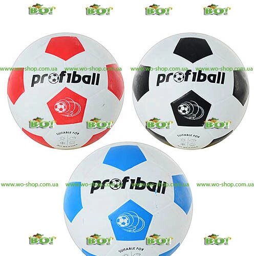 М'яч футбольний Profiball VA 0014 розмір 5, 3 кольори від компанії Інтернет магазин «Во!» www. wo-shop. com. ua - фото 1