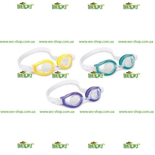Окуляри для плавання Intex 55602 "Play Goggles", 3 кольори від компанії Інтернет магазин «Во!» www. wo-shop. com. ua - фото 1