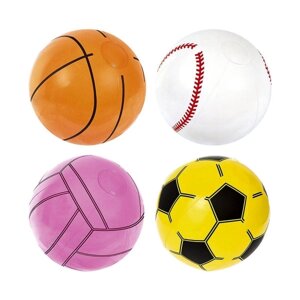 Дитячий надувний пляжний м'яч Bestway 31004 (41 см, 4 види) "Спорт"