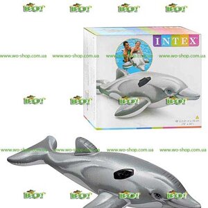 Надувна іграшка-рейдер (пліт) Intex, 58539 "Дельфін" (201 * 76 см)