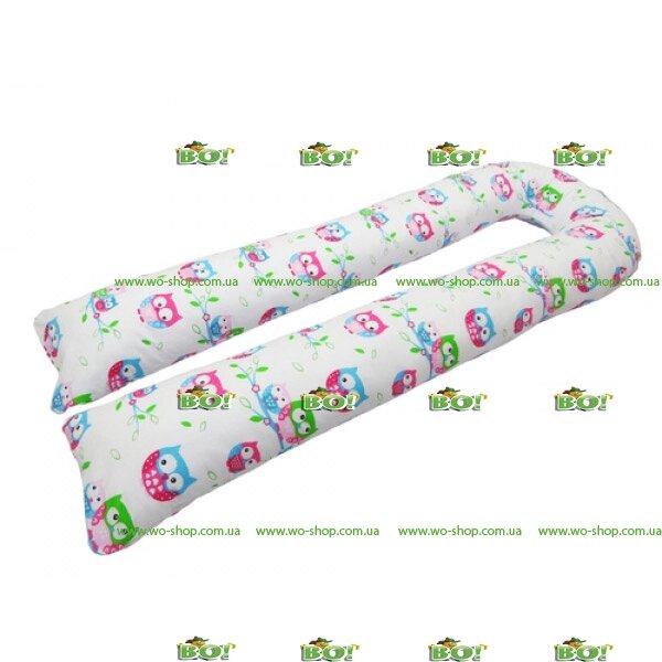 Подушка для вагітних Kidigo U-подібна з наволочкою (5 кольорів) від компанії Інтернет магазин «Во!» www. wo-shop. com. ua - фото 1
