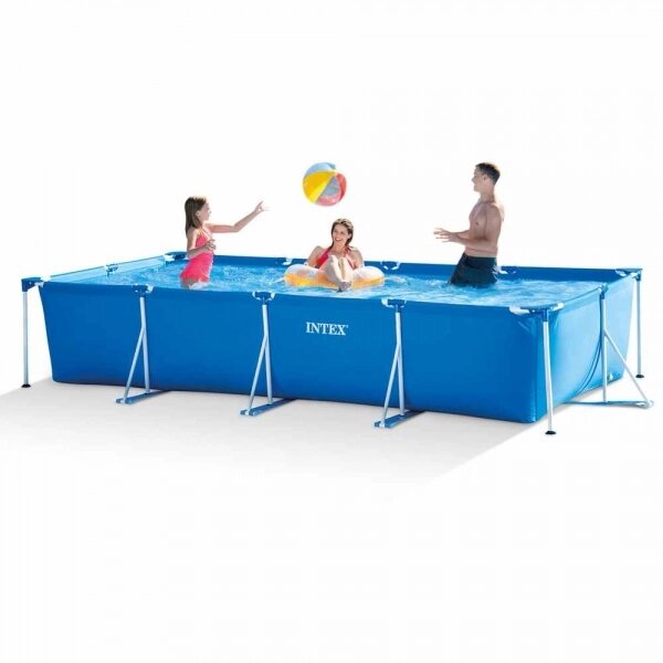 Прямоугольный каркасный бассейн Intex 28273 (450*220*84 см, 7127 л) ##от компании## Интернет магазин «Во!» www. wo-shop. com. ua - ##фото## 1