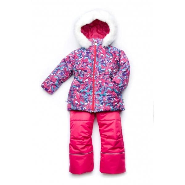 Зимовий костюм для дівчинки мембрана Art pink Модний карапуз 86-104 від компанії Інтернет магазин «Во!» www. wo-shop. com. ua - фото 1
