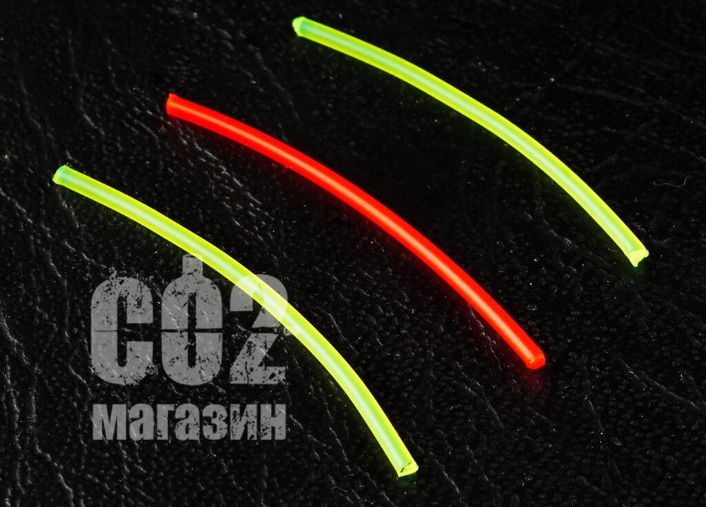 Фібергласові нитки для прицільних планок і мушок (червоний 1 мм + зелений 1 мм х 2 шт) від компанії CO2 магазин - фото 1