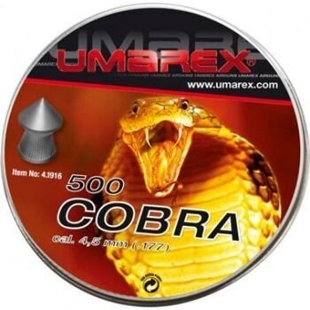 Кулі Umarex Cobra 4,5 мм 0,56 г (500 шт) від компанії CO2 магазин - фото 1