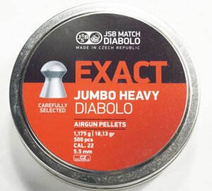 Кулі JSB Jumbo Heavy Diabolo 5.5 mm