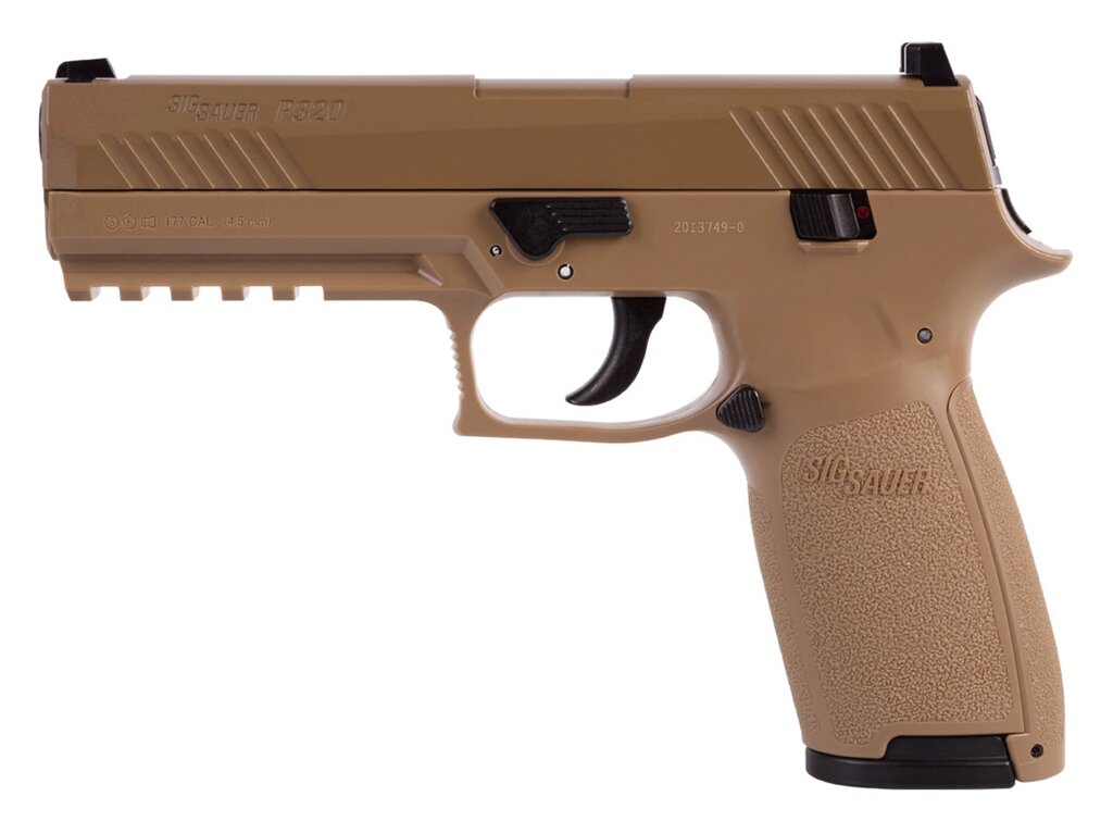 Пістолет пневматичний Sig Sauer Air P320 Coyote Tan Blowback від компанії CO2 магазин - фото 1