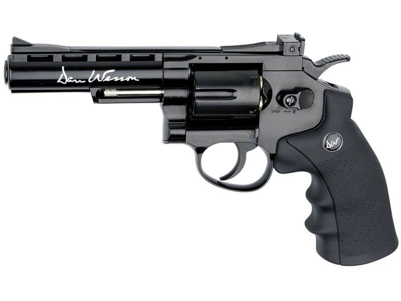 Пневматичний револьвер ASG Dan Wesson 4 Black від компанії CO2 магазин - фото 1