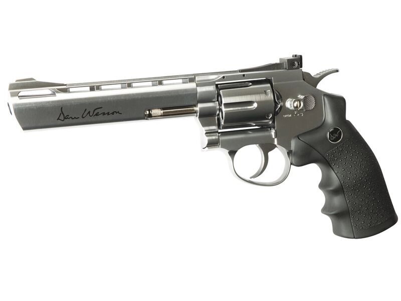 Пневматичний револьвер ASG Dan Wesson 6 Silver від компанії CO2 магазин - фото 1