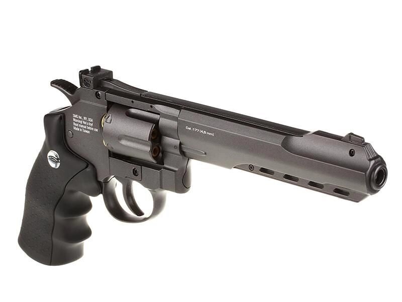 Пневматичний револьвер Gletcher SW B6 від компанії CO2 магазин - фото 1