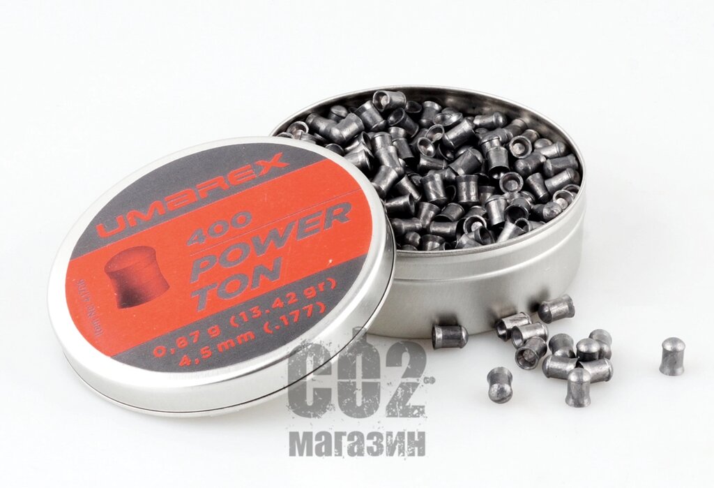 Пуля Umarex Power Ton 0,87г (4.5 мм, 400 шт) ##от компании## CO2 магазин - ##фото## 1