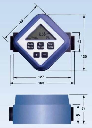 Вітратомір для хімічніх розчінів FM120 від компанії Компанія Хімдрім - фото 1