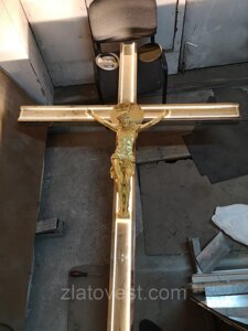 Хрест з розп'яттям і LED підсвічуванням, 2.5 м