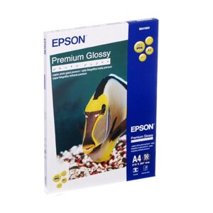 Папір EPSON фото глянсова Premium Glossy Photo Paper, 255g / m2, A4, 50л (C13S041624)