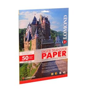 Термотрансфер для лазерного друку для світлих тканин Lomond, 200мкм, A4, 50л 0807420