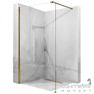 Бездушна душова кабіна rea aero gold re-k8440 золота/прозора склянка