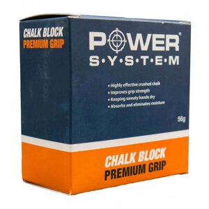 Магнезія Power System Block Chalk, 56 грам - PS-4083