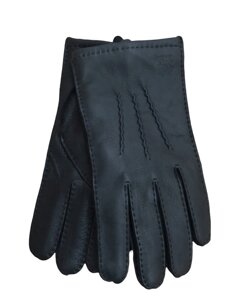 Чоловічі рукавички з натуральної шкіри Shust Gloves Середні 840