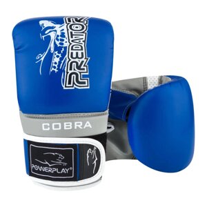 Рукавиці боксерські PowerPlay 3038 Blue/Grey S