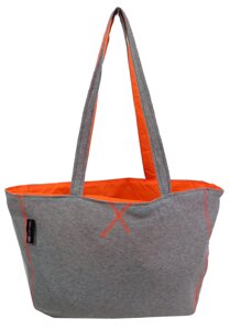 Спортивна жіноча сумка з бавовни 15L Corvet сіра