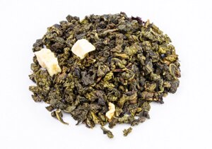 Чай зелений Улун з цукатами і пелюстками чайних троянд 2021 р 100 грам
