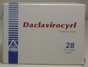 Даклатасвир (Daklatasvir) 28 таб. по 60 мг.
