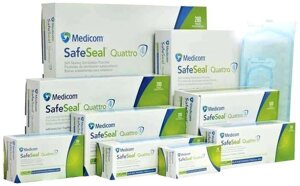 Пакети для стерилізації 254х356, самоклейні (200шт/пач) Medicom
