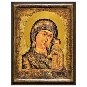 Ікона "Пресвята Богородиця Одигітрія Казанська" на дереві