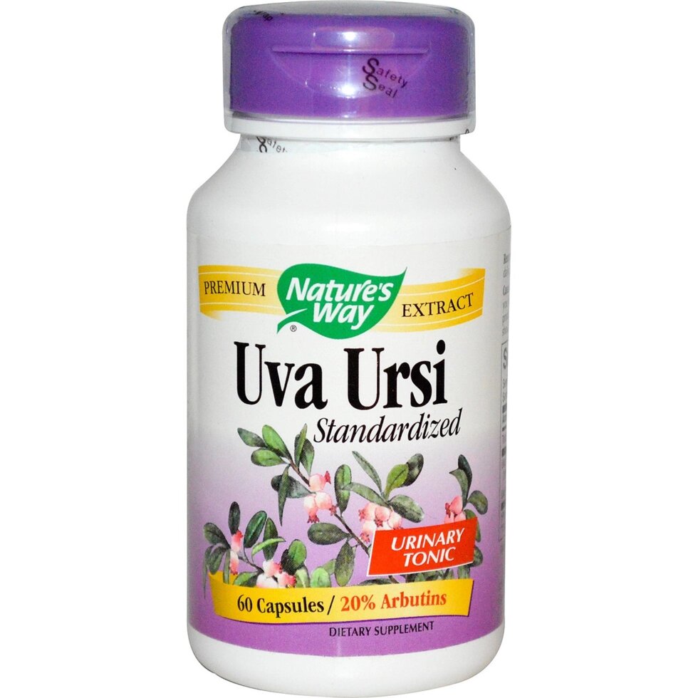 Экстракт толокнянки (Uva Ursi), Nature's Way, 60 капсул ##от компании## Интернет магазин "Канбан" - ##фото## 1