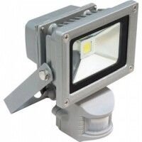 Прожектор СДО01-10Д (детектор) світлодіодний сірий чіп IP44 ІЕК