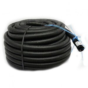 Труба гофрована гнучка двошарова Копофлекс, чорна, протяжка,з муфтою; Ø200мм; HDPE; Бухта 25 м