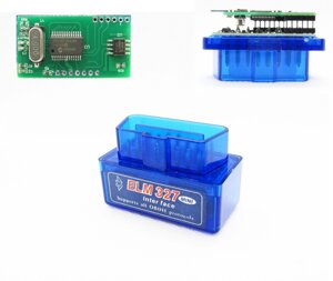 Автосканер ELM327 1.5 OBD2 Bluetooth чіп PIC18F25K80 2 плати для діагностики авто