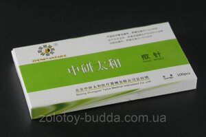 Стерильні аурикулярні вушні голки Zhongyan Taihe Кнопка 0,25х1,3 мм 100 голок
