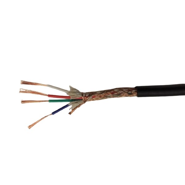 Кабель микрофонный SoundStream 4 медные жилы (16х0,2мм. кв.) диам.- 7.2мм чёрный ##от компании## Радиопрофиль - ##фото## 1