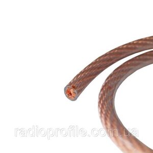 Провід силовий (ПЩ 10 у ПВХ ізоляції) на відріз 1м Прозорий