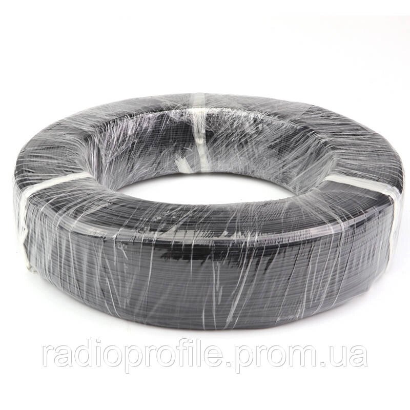 Провід силіконовий 12 AWG - 3,4 кв. мм (680х0,08) 100 м Чорний від компанії Радіопрофіль - фото 1