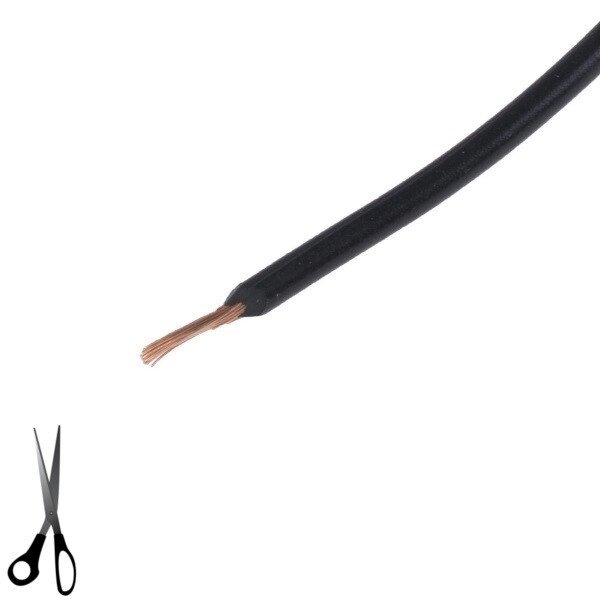 Провод монтажный H05 V-K SPULE 1х0,5 мм² Helukabel черный 1 м ##от компании## Радиопрофиль - ##фото## 1