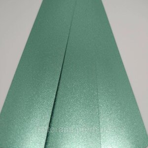 Горизонтальні жалюзі 25 мм зелений металік колір 415 висота 1300 мм