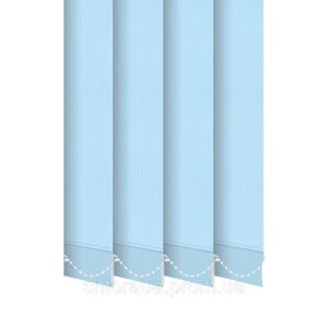 Вертикальні жалюзі Лайн 89 мм блакитна висота 1900 мм