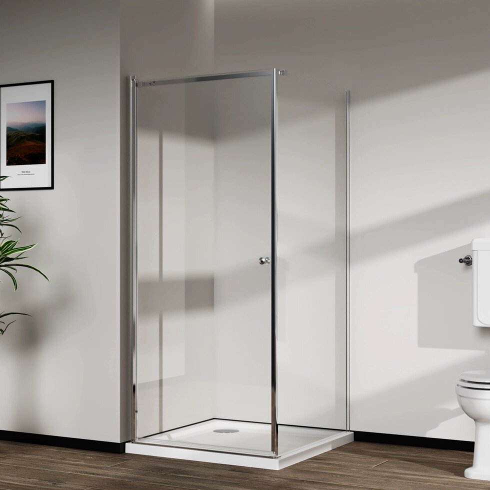 Avko Glass RDR11 90x90x190 Прозорий скляний душ від компанії Інтернет магазин "Дім-сад" - фото 1