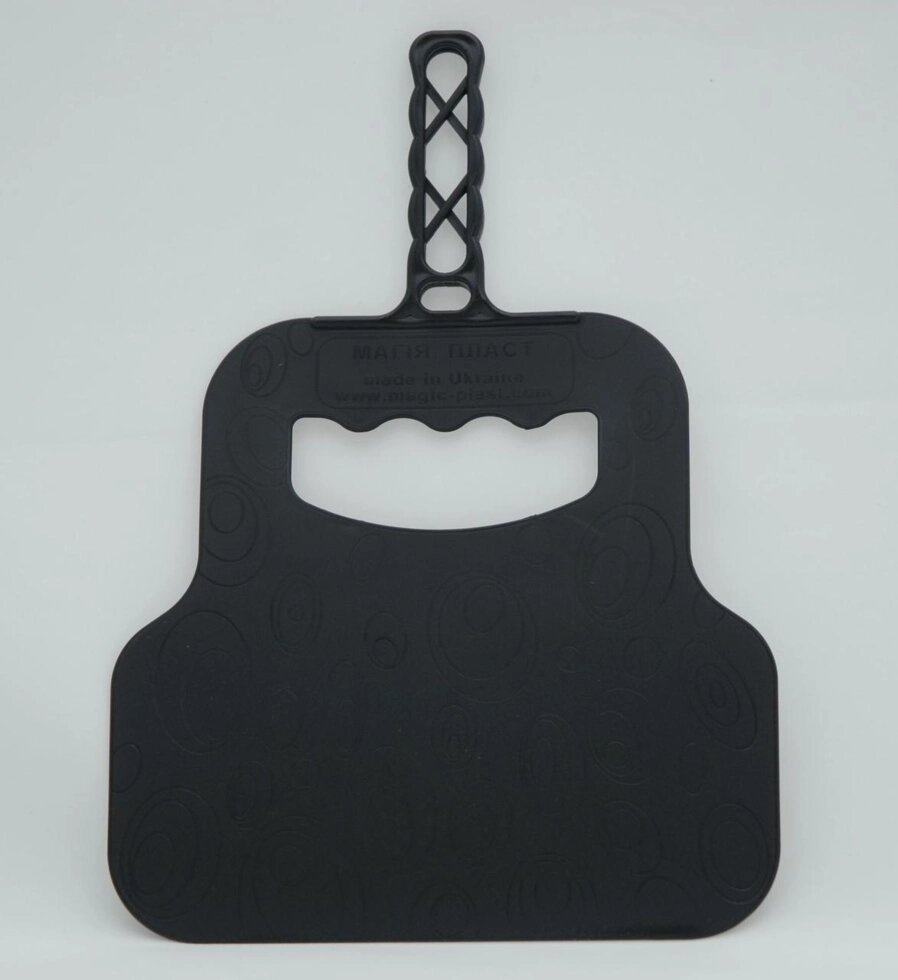 Лопатка-веєр для роздування вугілля зі зручною ручкою 30 см х 21 см (чорний колір) - наявність