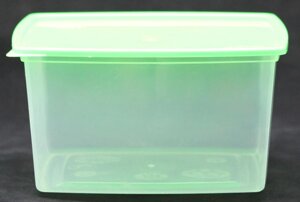 Пластиковий прямокутний контейнер (лоток) 3.5 л "Європейський" з жорсткою кришкою (різні кольори кришки) в Хмельницькій області от компании ООО "Магия Пласт"