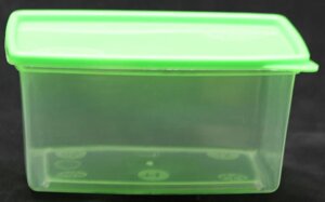 Пластиковий прямокутний контейнер (лоток) 1.0 л "Європейський" з жорсткою кришкою (різні кольори кришки) в Хмельницькій області от компании ООО "Магия Пласт"