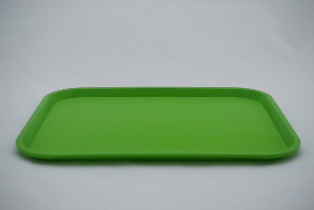 Пластикова прямокутна таця 44 см х 35 см (салатовий колір) від компанії ТОВ "Магія Пласт" - фото 1