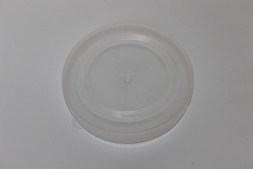 Пластмасова поліетиленова кришка на скляну банку Ø 8 см (натуральний колір) від компанії ТОВ "Магія Пласт" - фото 1