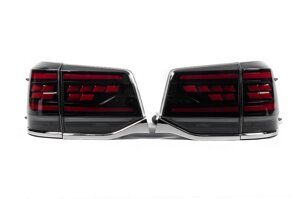Задні ліхтарі 2016-2021 (Sequential Red Plus) для Toyota Land Cruiser 200
