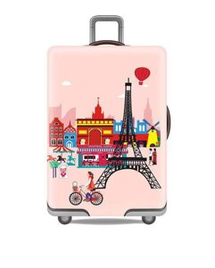 Чохол для валізи Turister модель Paris L Рожевий (Paris_026L)