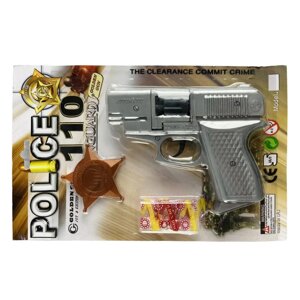 Іграшковий пістолет із пістонами та значком "COMMANDO" Golden Gun 283GG