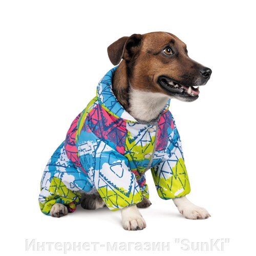 Комбінезон для собак Природа Pet Fashion INDIGO M2 Різнобарвний (4823082429011)